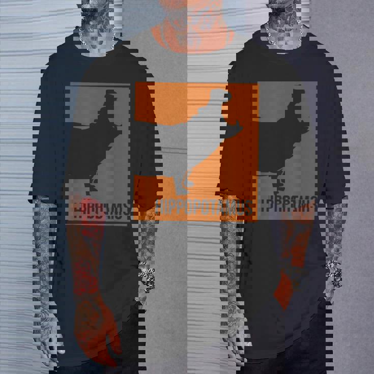 カバ 動物 カバ Tシャツ 彼への贈り物