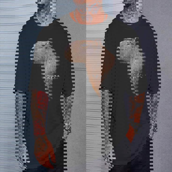 カピバラ グラフィック アート カピバラ Ro Ro Ro歯動物 アニマル ラバー Tシャツ 彼への贈り物