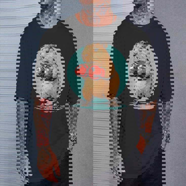 カピバラボクシングチャンピオン 千と千尋の神隠し Tシャツ 彼への贈り物