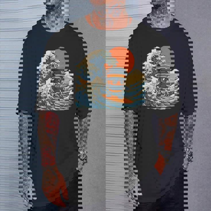 カプチーノ アサシーノ 和波 アート 忍者 コーヒー好き Tシャツ 彼への贈り物