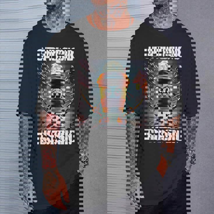 カプチーノ・アサシーノ イタリアンブレインロットミーム Tシャツ 彼への贈り物