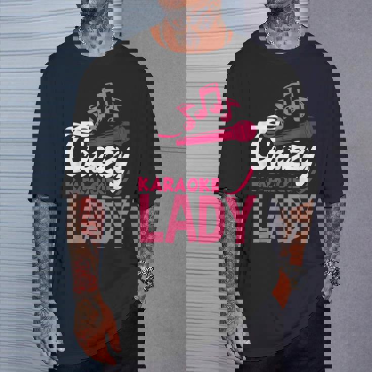 カラオケレディ おもしろ音楽好き カラオケシンガー Tシャツ 彼への贈り物