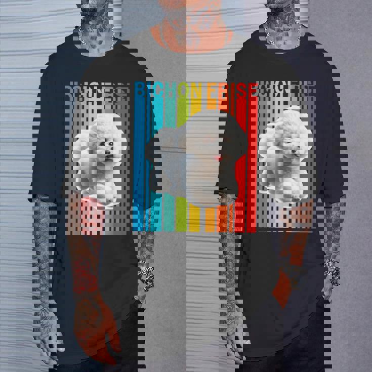 カラフルなビションフリーゼ Tシャツ 彼への贈り物