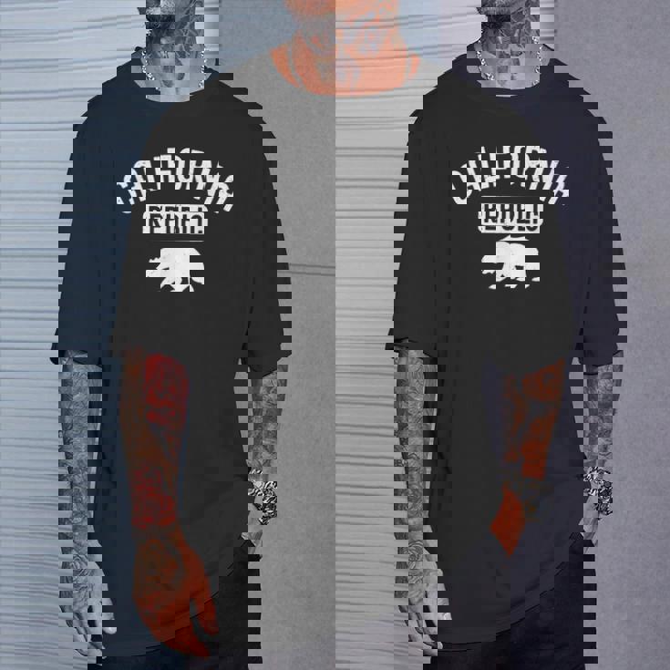 カリフォルニアリパブリックベアサーフビーチビンテージ国立公園 Tシャツ 彼への贈り物