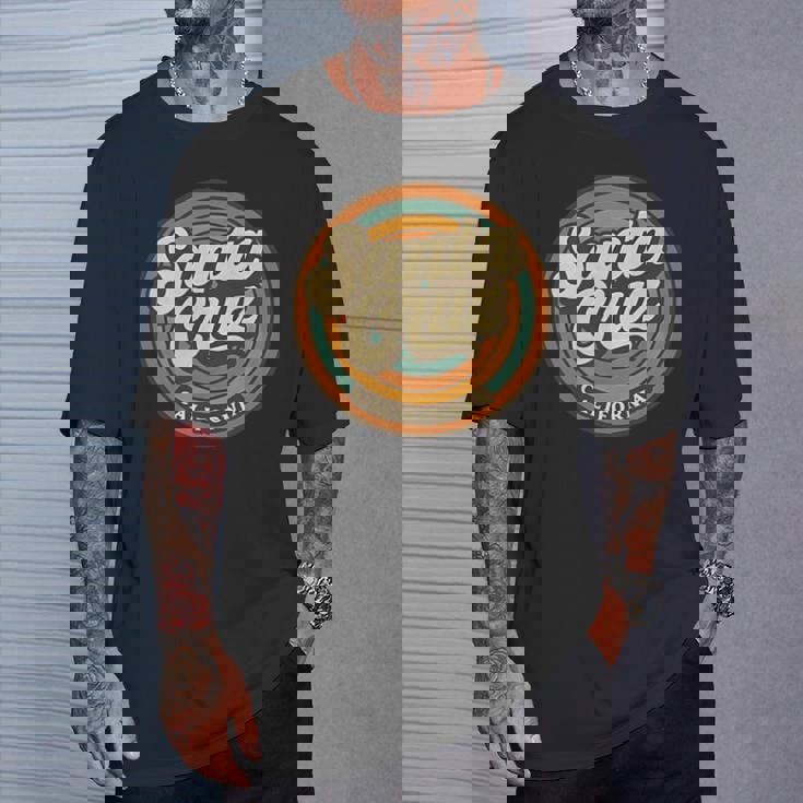 カリフォルニア州サンタクルーズ市 ビンテージレトロお土産 Tシャツ 彼への贈り物