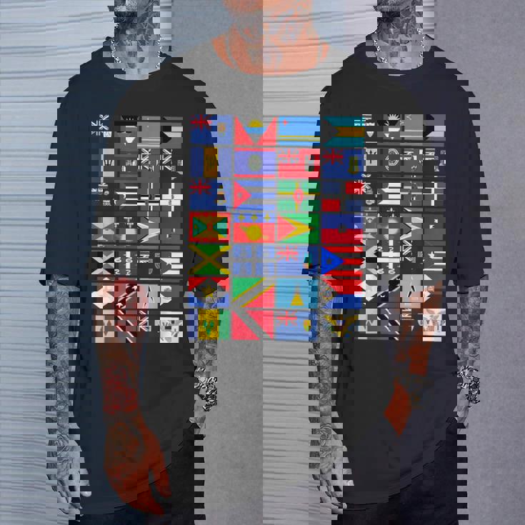 カリブ海国旗 ユニティプライド お土産 地理ギフト Tシャツ 彼への贈り物