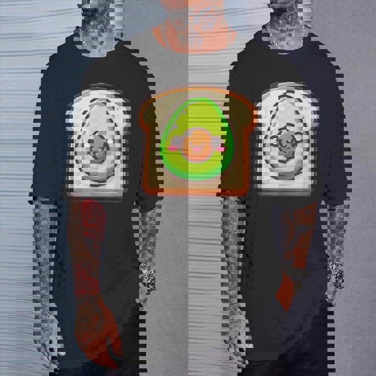 カワイイ アボカドトースト Tシャツ 彼への贈り物