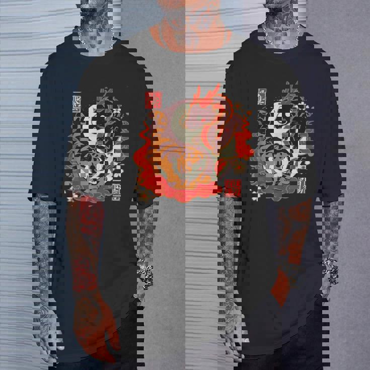 カワイイタイガーアンドドラゴンジャパン Tシャツ 彼への贈り物