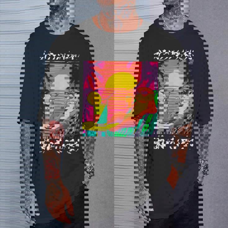 カワウソ 面白いtシャツ 面白い メンズ キッズ グッズ おもしろ 服 ネタ 動物 イラスト かわいい Tシャツ 彼への贈り物