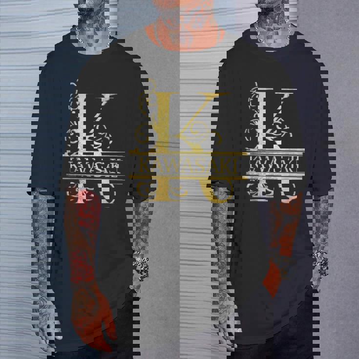 カワサキ 名前 Tシャツ 彼への贈り物