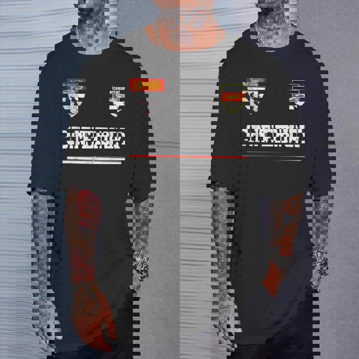 カンタベリースポーツサッカージャージ フラッグ フットボール Tシャツ 彼への贈り物