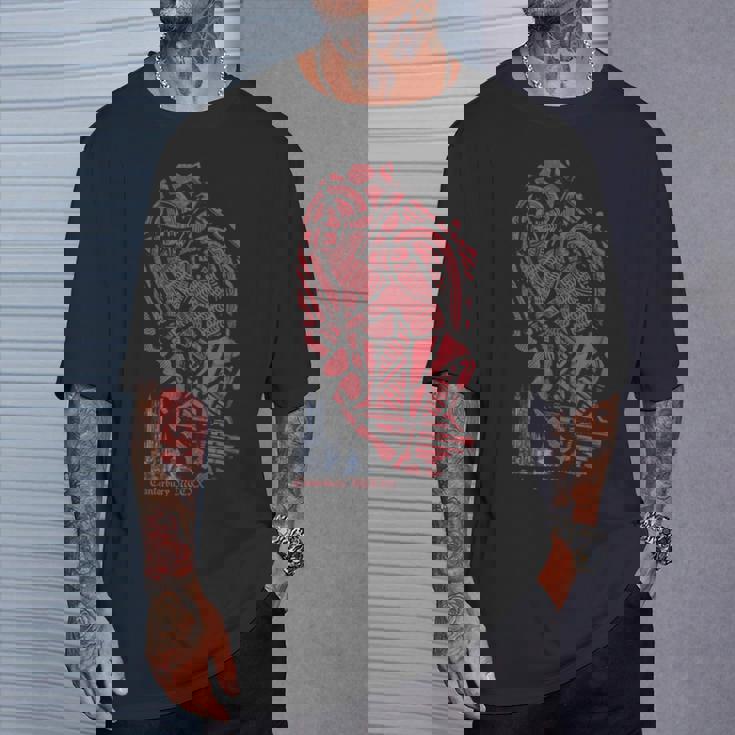 カンタベリー大聖堂ステンドグラス 3 歴史考古学 Tシャツ 彼への贈り物