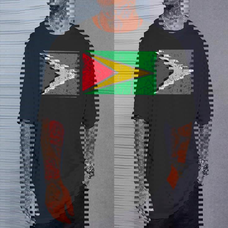 ガイアナ国旗グラフィック メンズ レディース キッズ Tシャツ 彼への贈り物