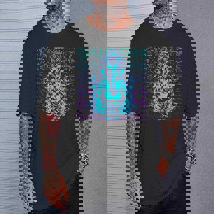 ガネーシャ 古代ヒンズー教神 ヒンズー教神話 Tシャツ 彼への贈り物