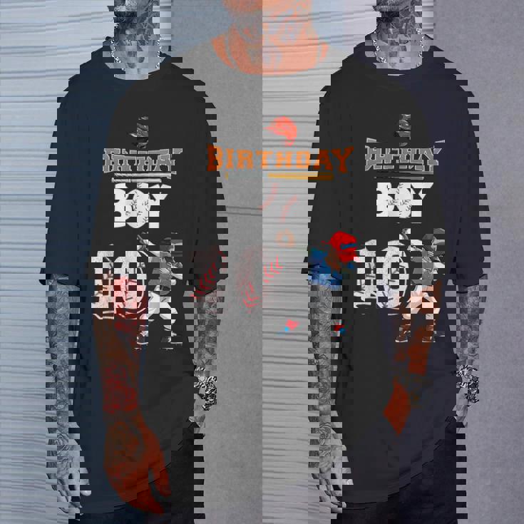 キッズ 10歳の誕生日 野球選手 ダビングボーイ 10歳 Tシャツ 彼への贈り物