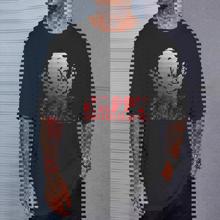 キャスパー・ザ・フレンドリー・ゴースト ヴィンテージ Happy Ghoulidays Tシャツ 彼への贈り物