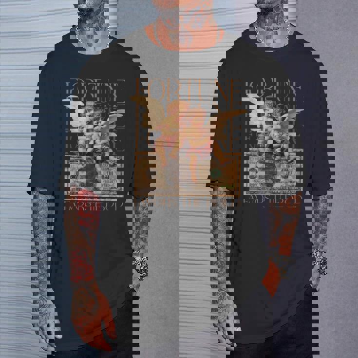 キューピッドとサイケ 2人の天使の赤ちゃん ドルフォーチュンアート Tシャツ 彼への贈り物