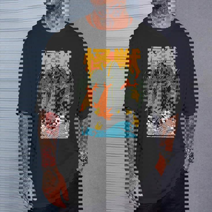 キングギドラ サンセット 和 Tシャツ 彼への贈り物