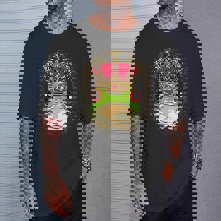 キングクイーン カエル ヒキガエル プリンセス 両生類 動物 カエル好き Tシャツ 彼への贈り物