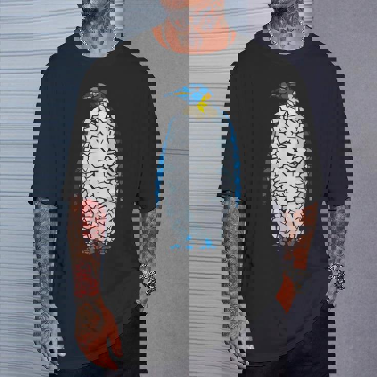 キングペンギン エンペラー ペンギン 海鳥 ペンギン Tシャツ 彼への贈り物