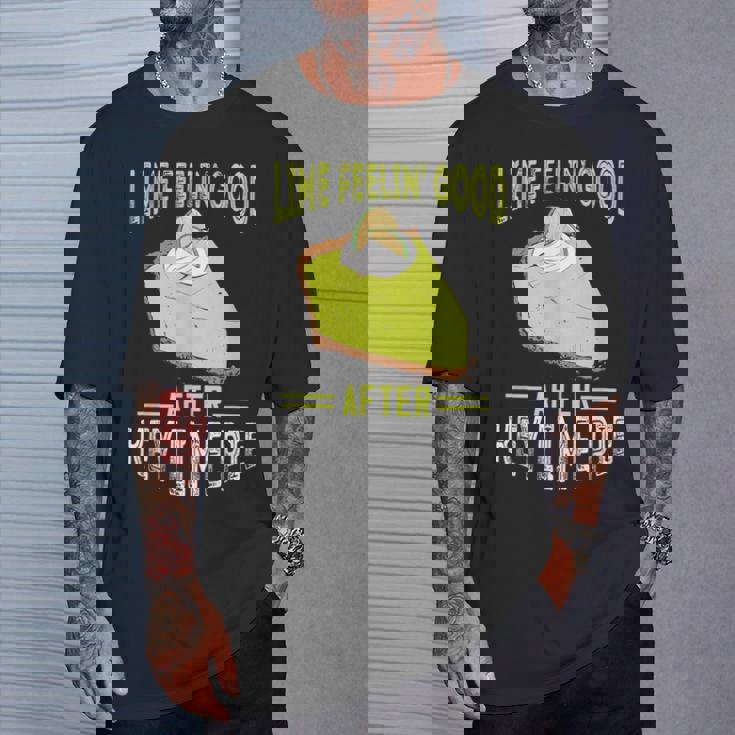 キー ライム パイ フィーリング グッドレモンパイ デザート フロリダパイ Tシャツ 彼への贈り物