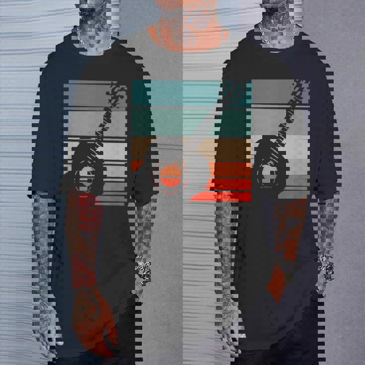 ギター レトロスタイル ビンテージ Tシャツ 彼への贈り物