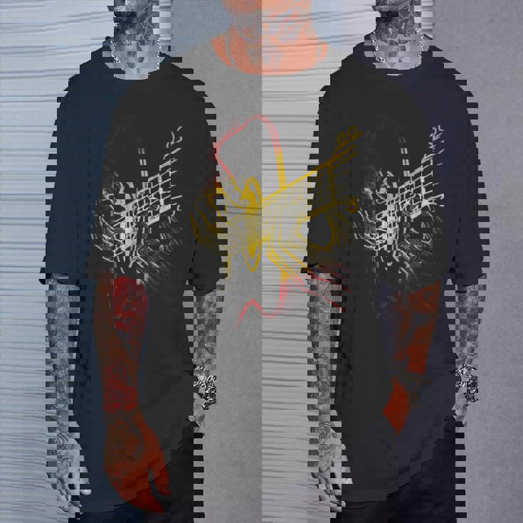 ギターシャツ アコースティックギター ヴィンテージギター Tシャツ 彼への贈り物