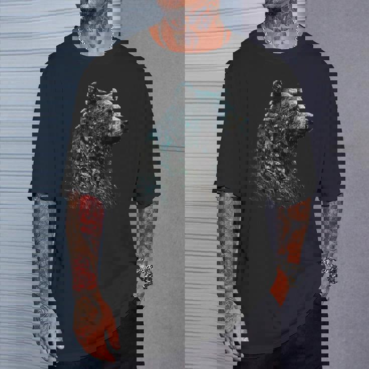 クマ、動物好き、動物クマ Tシャツ 彼への贈り物