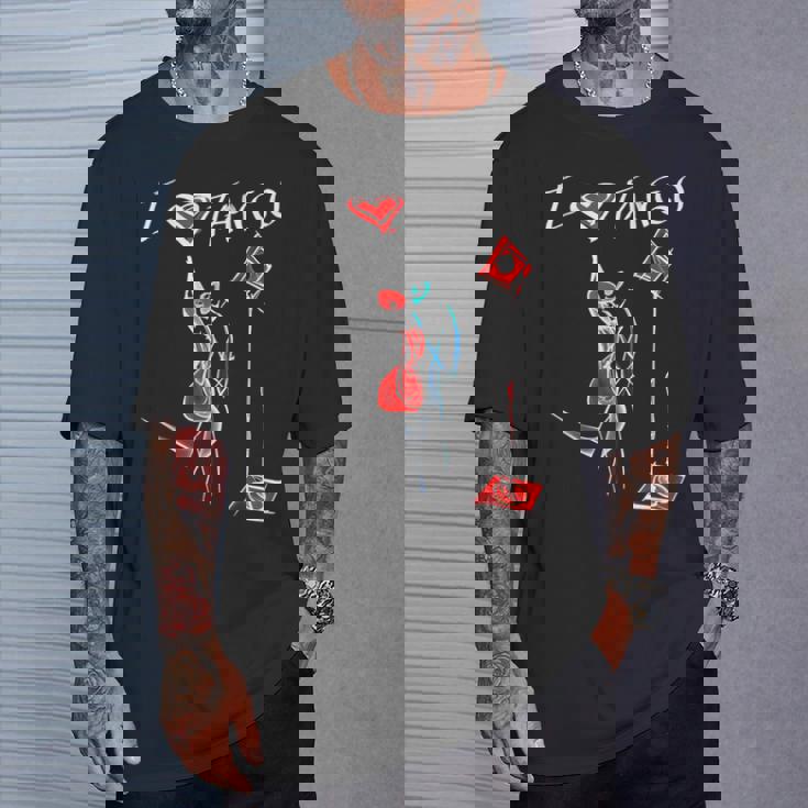 クラシック アルゼンチン タンゴス ダンスホール Tシャツ 彼への贈り物