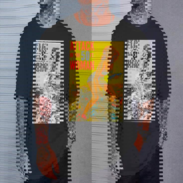 クラシック ハロウィン モンスター ポスター ホラー映画 Tシャツ 彼への贈り物