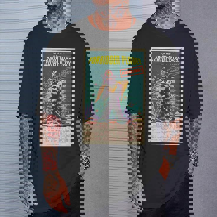 クラシックヴィンテージホラーレトロムービーポスターコレクターズtシャツ Tシャツ 彼への贈り物