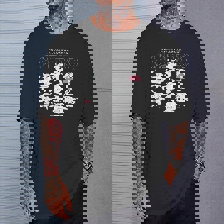 クレヨンしんちゃん いろいろシロ Tシャツ 彼への贈り物