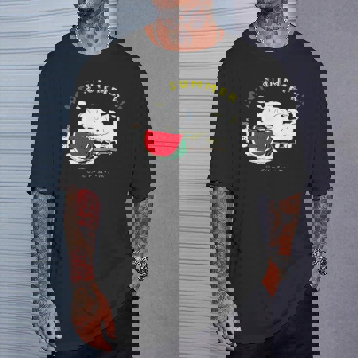 クレヨンしんちゃん シロ 夏の1日 Tシャツ 彼への贈り物