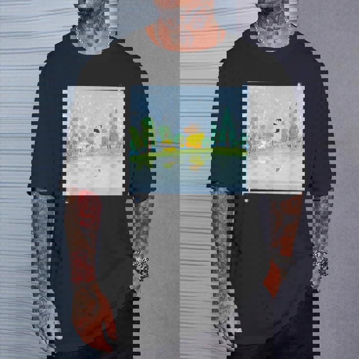 クレヨンしんちゃん 雨の日のお散歩 Tシャツ 彼への贈り物