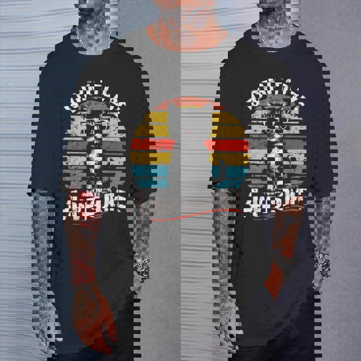 クールな猫のレトロヴィンテージ 素晴らしいために生まれました Tシャツ 彼への贈り物