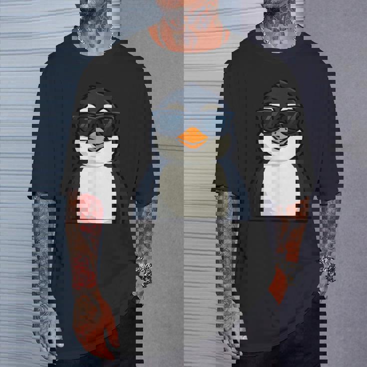 クールサングラス ペンギン 夏 Tシャツ 彼への贈り物