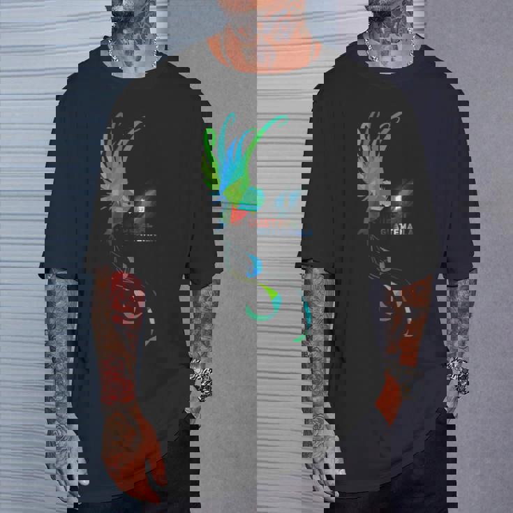 グアテマラ国立鳥 ケツァル Tシャツ 彼への贈り物