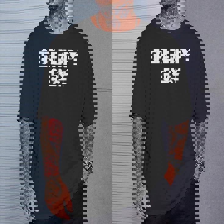 グランピーゲイシャツ 面白いことわざ皮肉ゲイプライド Lgbtqゲイ Tシャツ 彼への贈り物