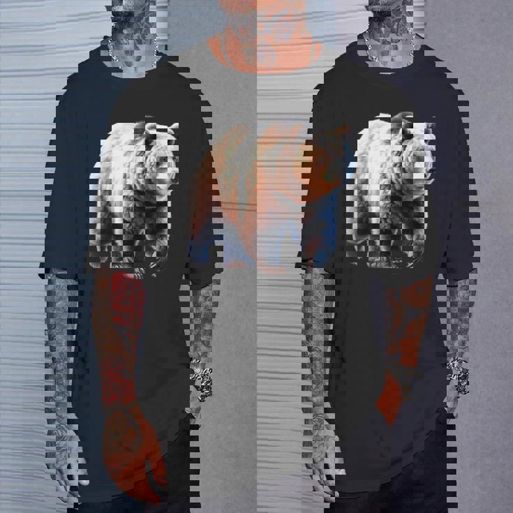 グリズリーベア×ヒグマ Tシャツ 彼への贈り物