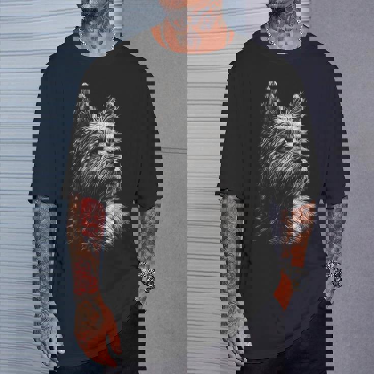 ケアンテリア 犬モチーフ ペットアート ケアンテリア Tシャツ 彼への贈り物