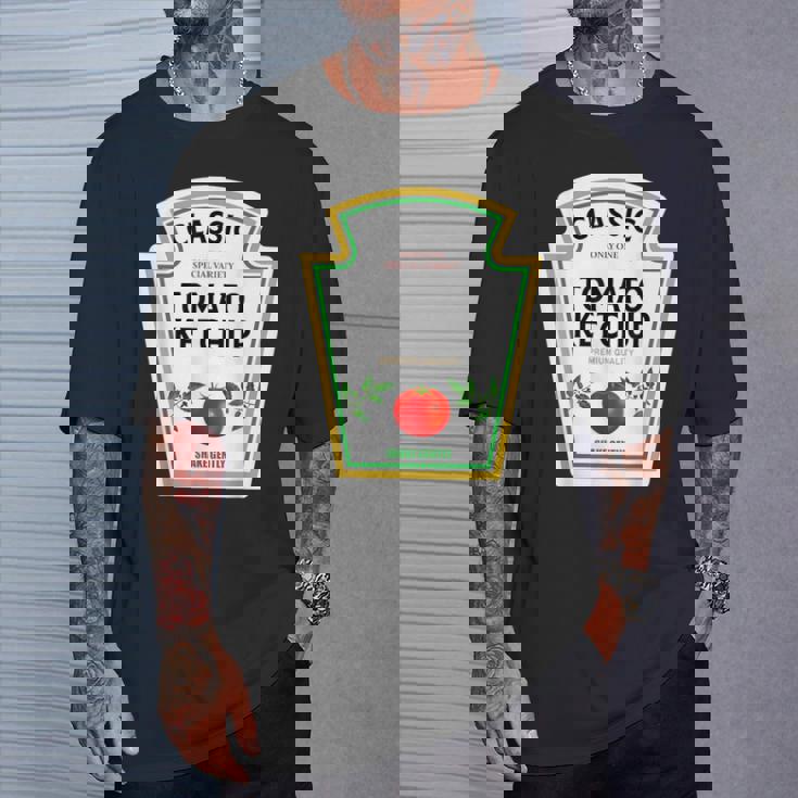 ケチャップ ハロウィン 2024 コスチューム ファミリー お揃い マスタード グループ Tシャツ 彼への贈り物