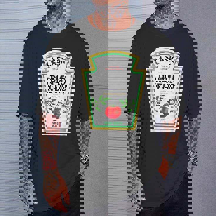 ケチャップ ハロウィン 2024 コスチューム マスタード 調味料 Tシャツ 彼への贈り物