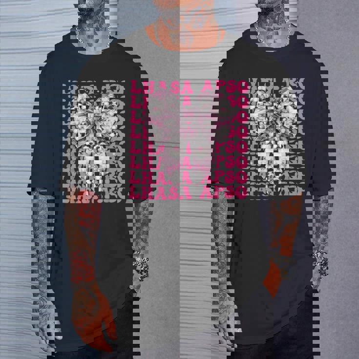 コケットボウ ラサ・アプソ 犬 女の子 ママ 母の日 ピンク Tシャツ 彼への贈り物