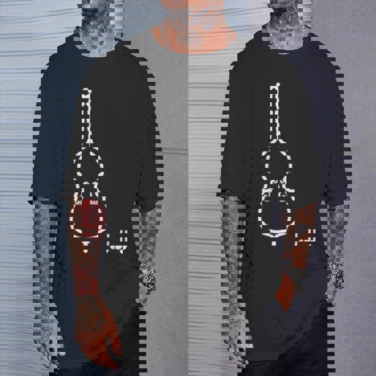 コントラバス 音符 音楽 楽器 Tシャツ 彼への贈り物