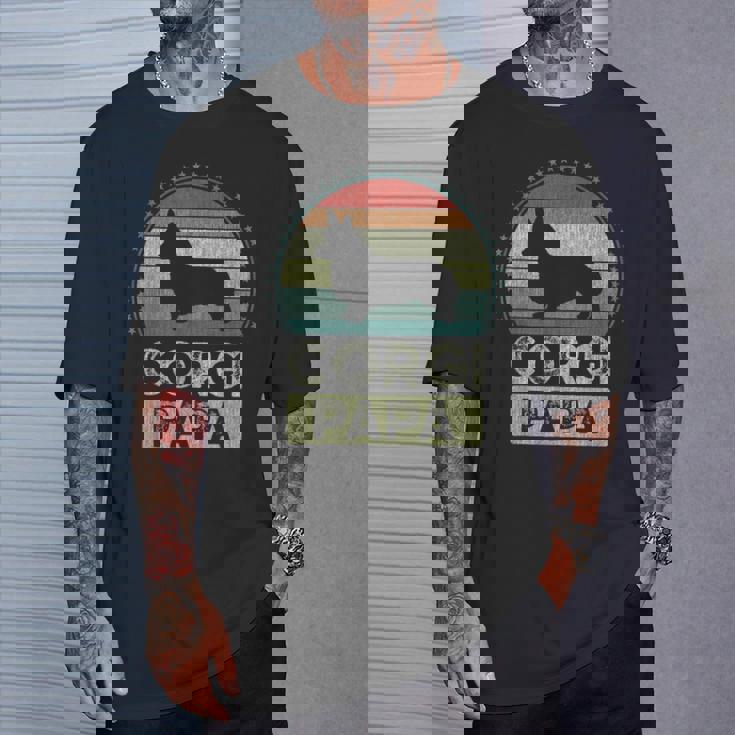 コーギー・パパ 父の日 ウェルシュ・コーギー Tシャツ 彼への贈り物