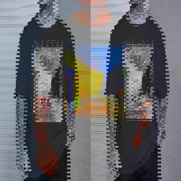 ゴッホ 夜のカフェテラス Tシャツ 彼への贈り物