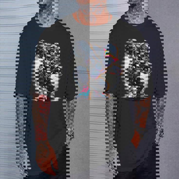 ゴリラ・サングラス サングラスをかけたゴリラ ゴリラ・モンキー Tシャツ 彼への贈り物