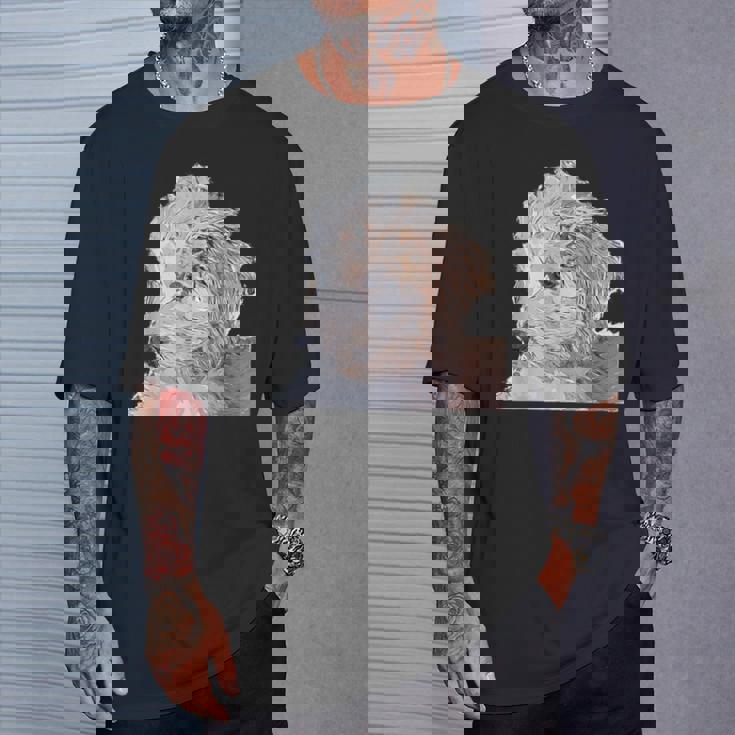 ゴールデンドゥードル 犬 ペット 動物 グラフィック かっこいい おもしろい かわいい Tシャツ 彼への贈り物