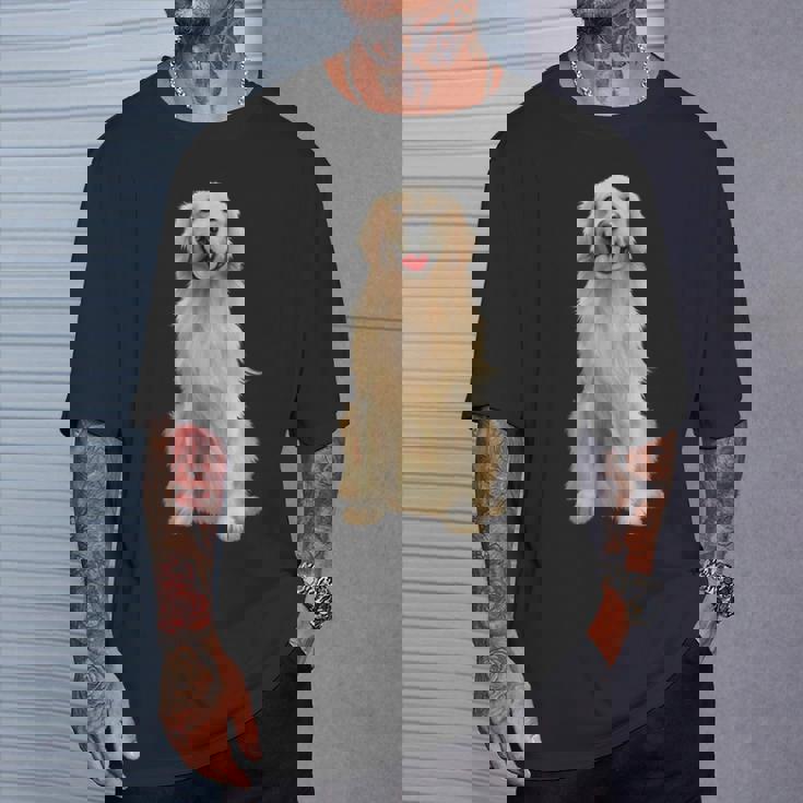 ゴールデンレトリバー ドッグ、ラブゴールデンレトリバー Tシャツ 彼への贈り物