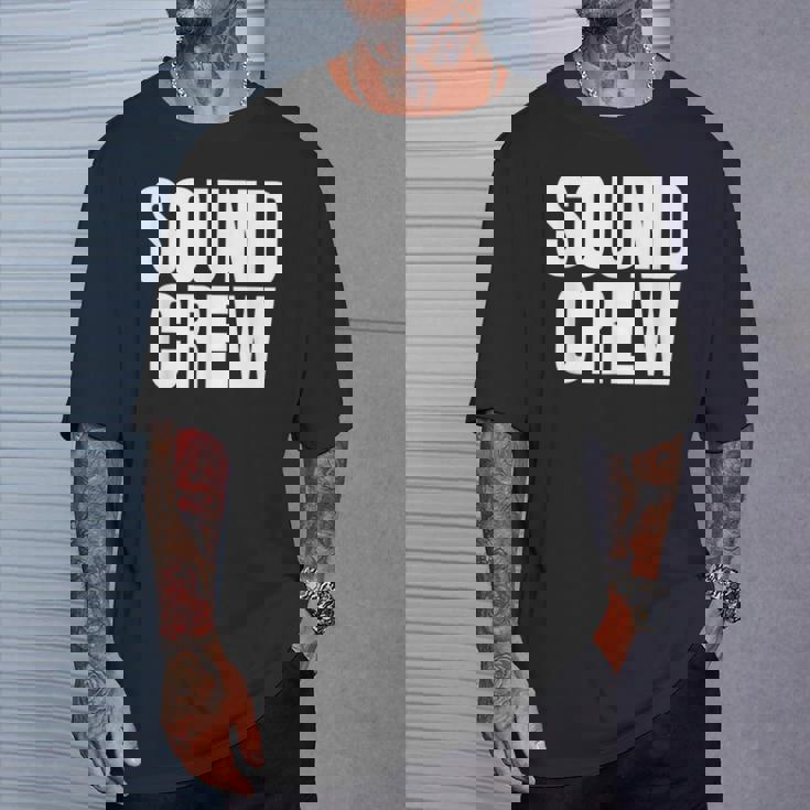 サウンドクルーtシャツ コンサートイベントスタッフ ブラックtシャツ Tシャツ 彼への贈り物